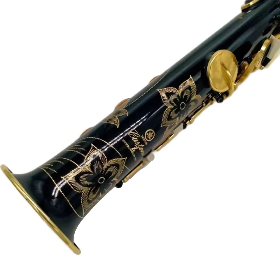 High Quality Japan Brand YSS-82Z Black Soprano Saxophone Professional Musical instrument Sax Straight B flat Sax With Leathe Cas