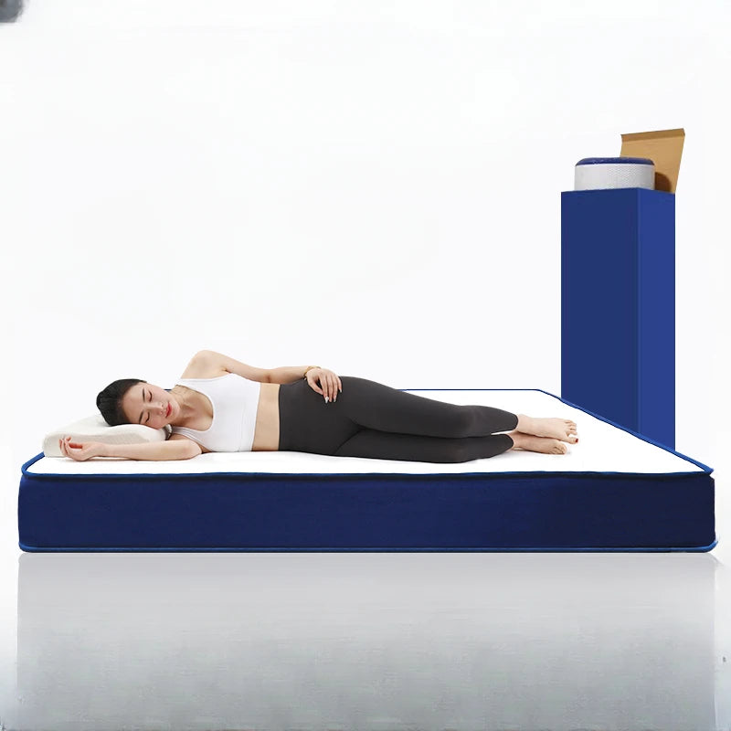 High Quality Mattresses Memory Foam King Size Foldable Folding Twin Double Bed Mattress Floor Sleeping Colchon Bedroom Furniture