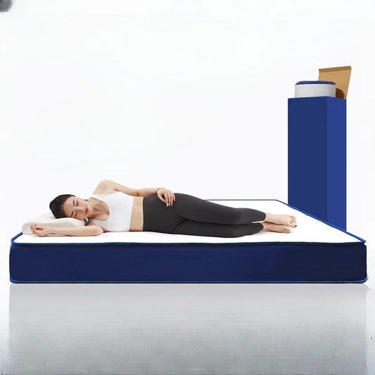 High Quality Mattresses Memory Foam King Size Foldable Folding Twin Double Bed Mattress Floor Sleeping Colchon Bedroom Furniture