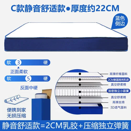 High Quality Mattresses Memory Foam King Size Foldable Folding Twin Double Bed Mattress Floor Sleeping Colchon Bedroom Furniture
