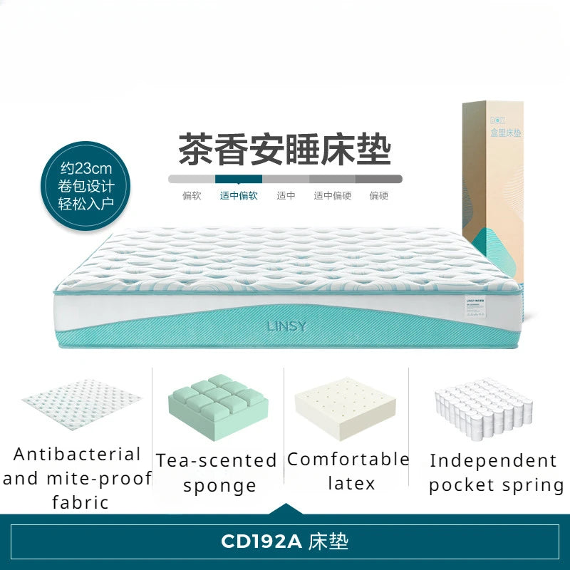 High Quality Queen Mattresses Foam Extension Cozy Twin Bedroom Spring Mattress King Size Colchon Matrimonial Salon Furniture