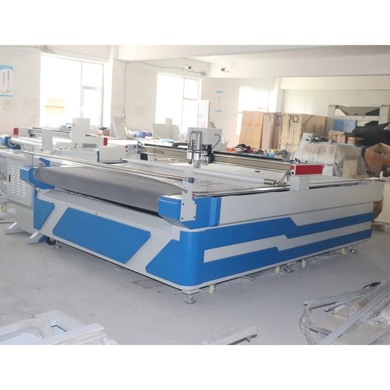 High Quality Textile Leather Punching Knife Milling Tool Cnc Oscillating Knife Cutting Machine with Auto Tool Changer AKZ1625