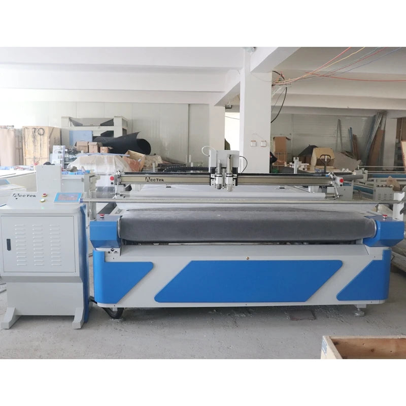High Quality Textile Leather Punching Knife Milling Tool Cnc Oscillating Knife Cutting Machine with Auto Tool Changer AKZ1625