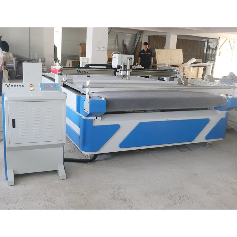 High Quality Textile Leather Punching Knife Milling Tool Cnc Oscillating Knife Cutting Machine with Auto Tool Changer AKZ1625