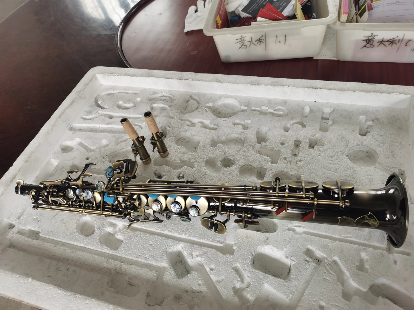 High Quality Wind Instrument Soprano Saxophone For Professional Players