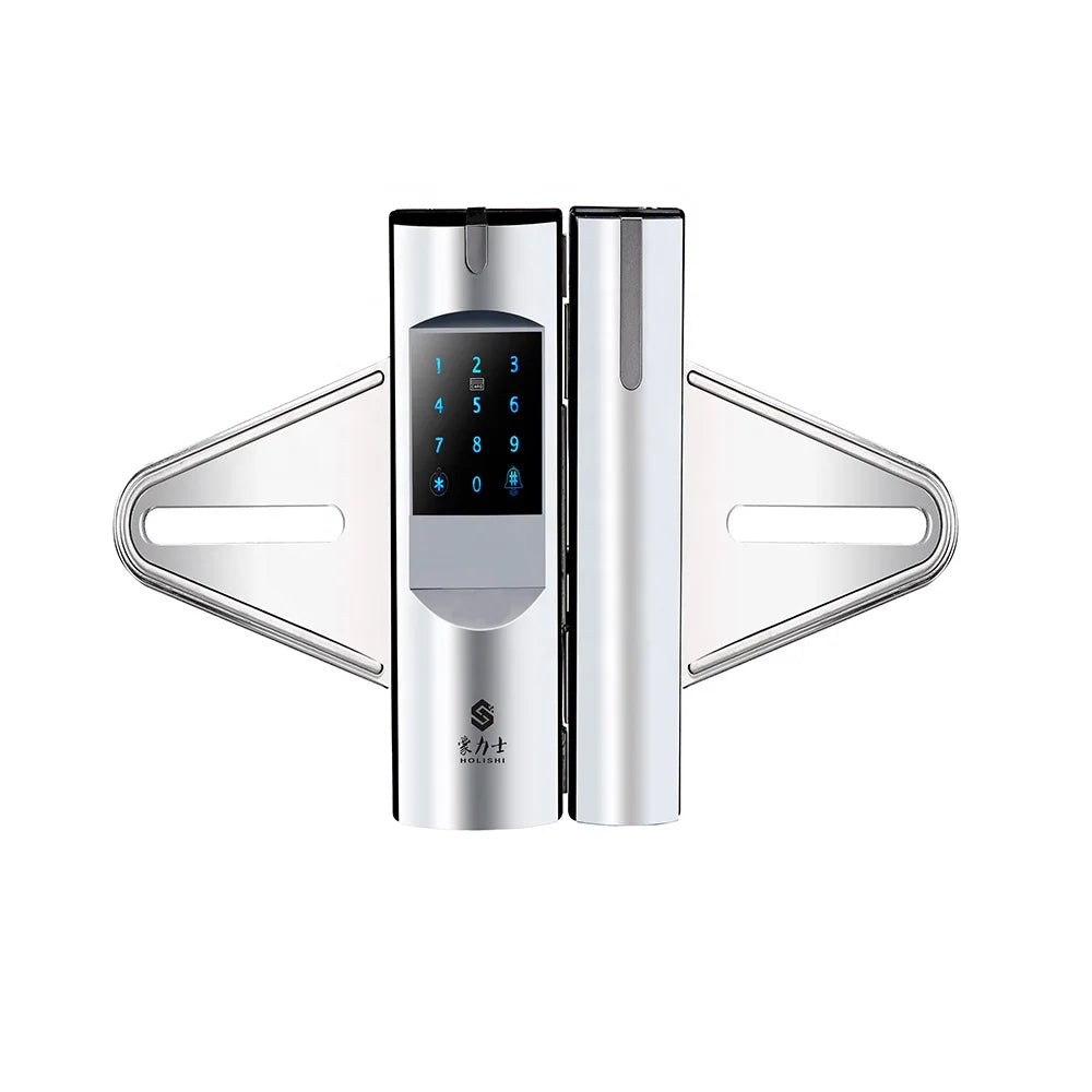 High Security Intelligent Device Biometric Magnetic Bolt Home With Keys Digital Code Door Smart Lock
