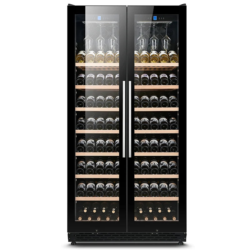 High capacity luxury Wine and Beverage Coolers refrigerator dual zone cooler wine cellar beer fridge