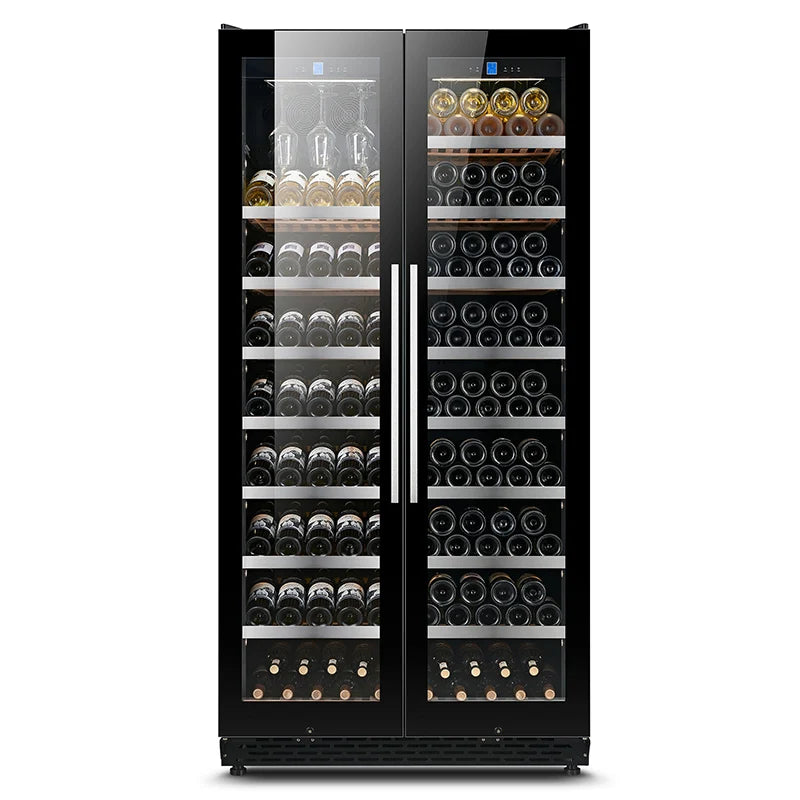 High capacity luxury Wine and Beverage Coolers refrigerator dual zone cooler wine cellar beer fridge