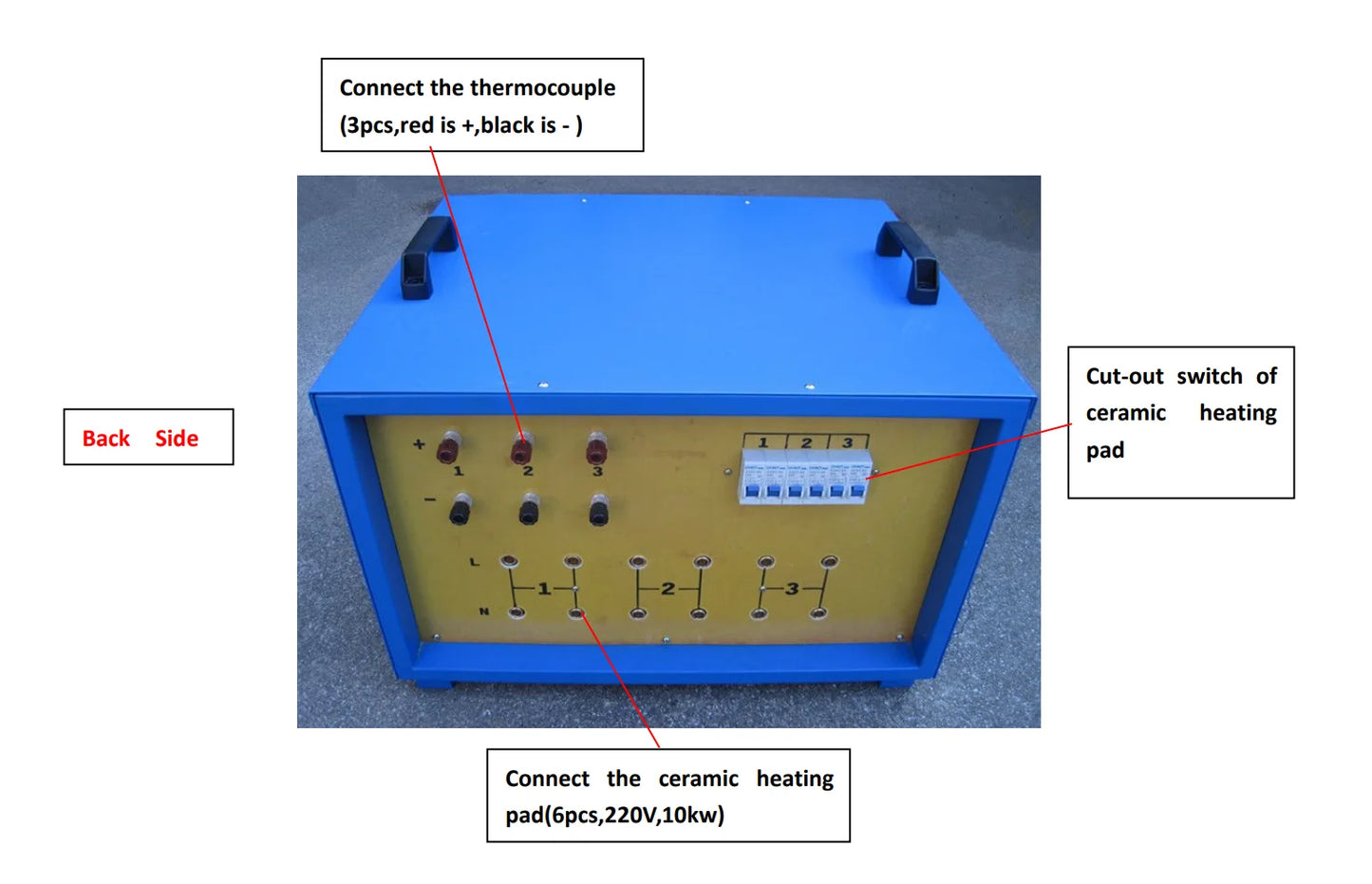 High effective 60KW PWHT heat treatment after welding equipment