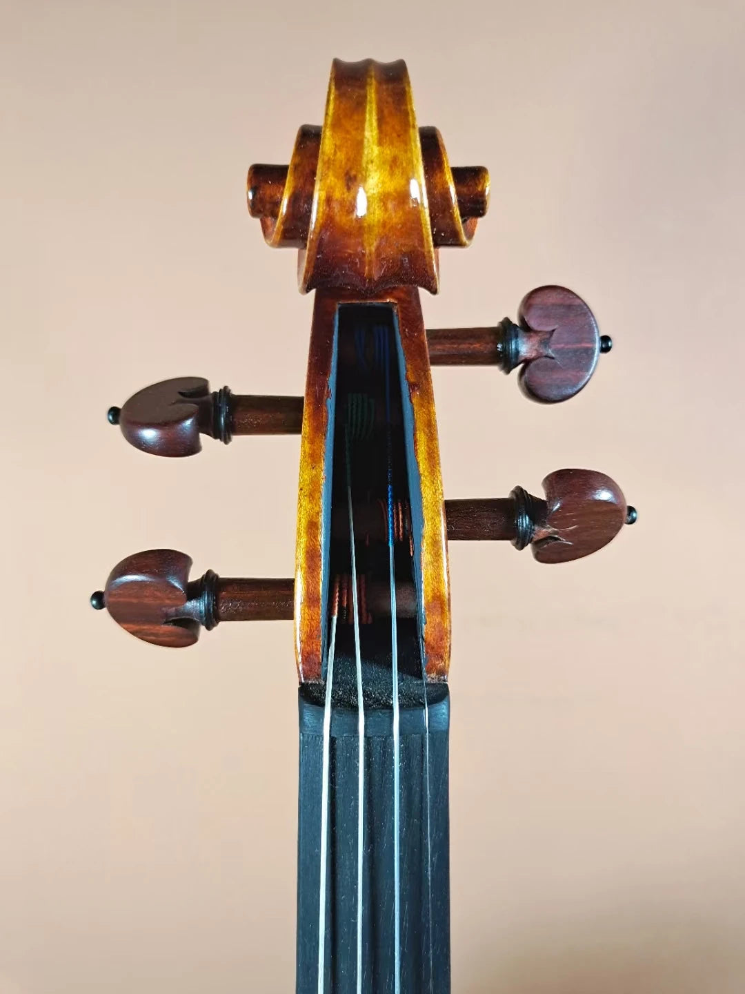 MMOOKA High-end All handmade Italian vintage oily varnish 4/4 Violin Antonio Stradivari violino All-European Spruce Flame Maple Box bow