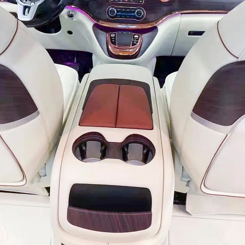 High-end Central Refrigerator Armrest Box 2023 Hotsale's New Luxury Is Suitable for Mercedes-benz Vito Storage Box XX Auto Car