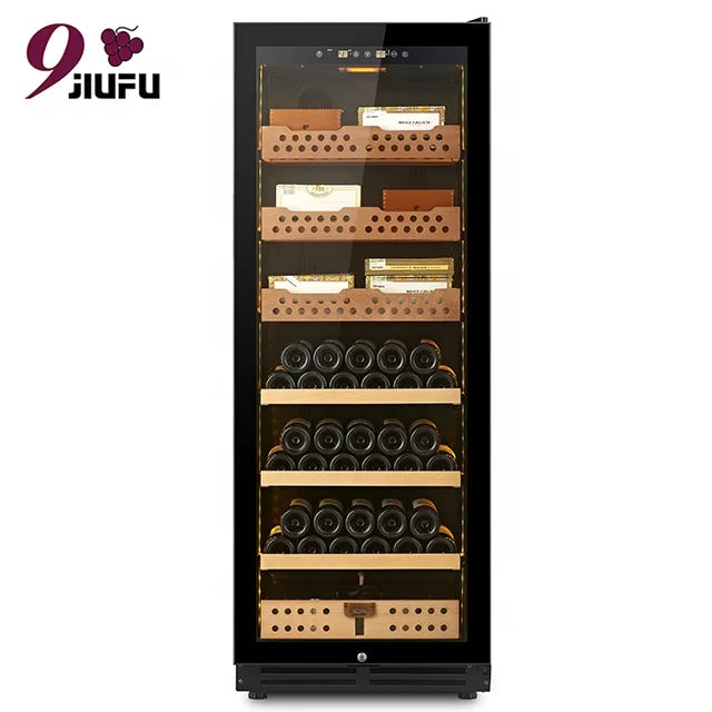 High-end Refrigerated Humidity Cigar Refrigerator Controlled Display Electric Cigar humidors
