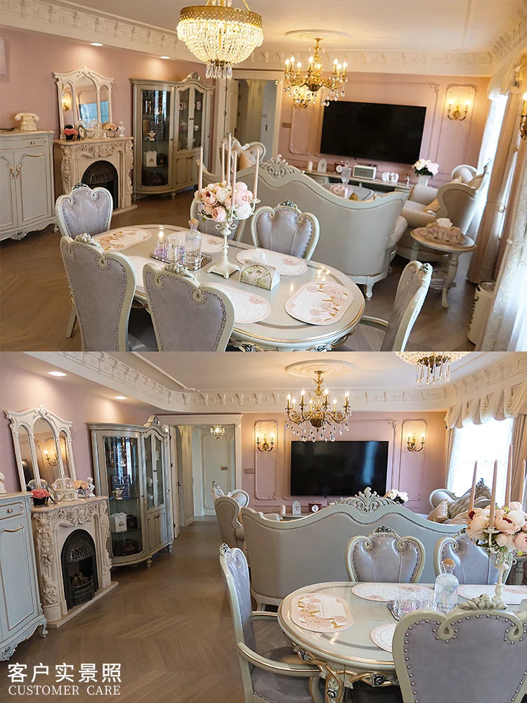 High end cowhide leather sofa with top layer, single, double, and three seat European classical luxury sofa