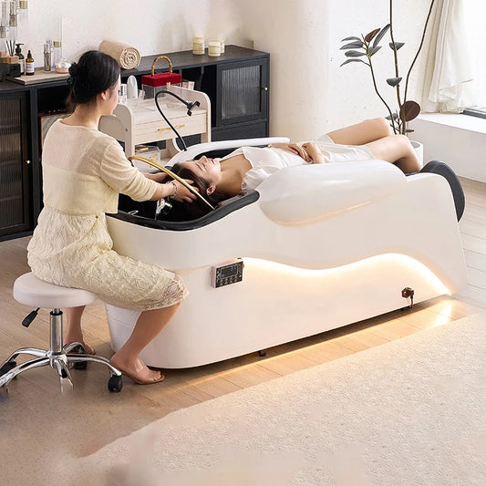 High end multifunctional luxury fully automatic first-class space cabin intelligent electric massage and hair washing bed