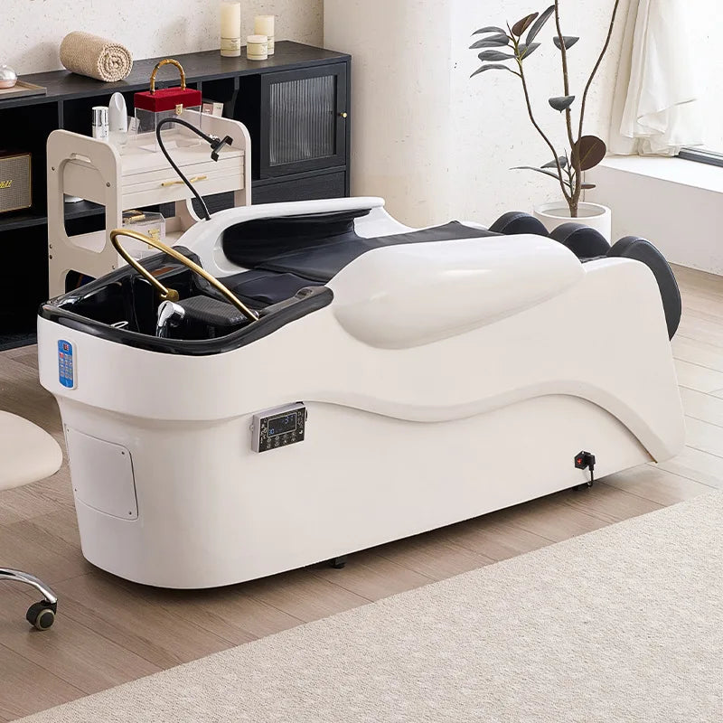 High end multifunctional luxury fully automatic first-class space cabin intelligent electric massage and hair washing bed
