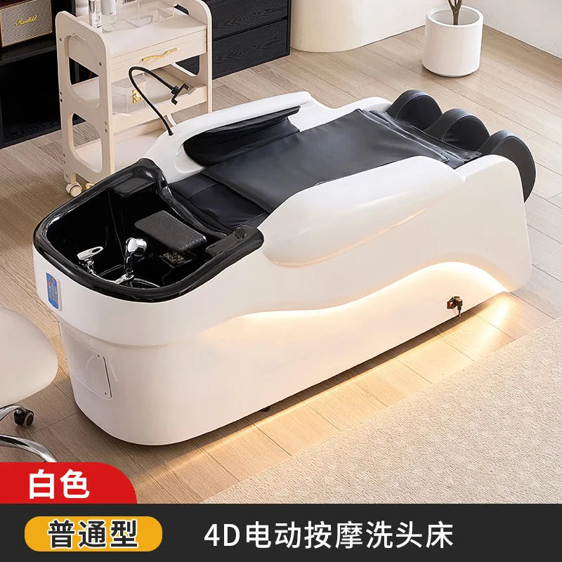 High end multifunctional luxury fully automatic first-class space cabin intelligent electric massage and hair washing bed