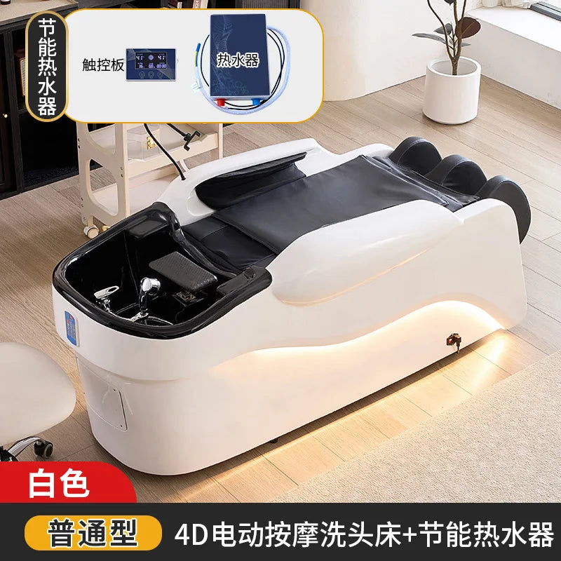 High end multifunctional luxury fully automatic first-class space cabin intelligent electric massage and hair washing bed