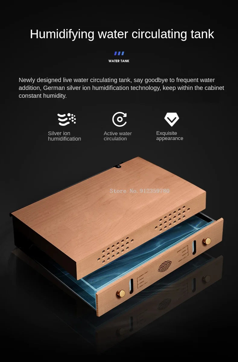 High quality cigar cabinet humidor led light humidor Cooler humidor led light humidor Cooler Humidor Cabinet Cigar Cooler FK-28C
