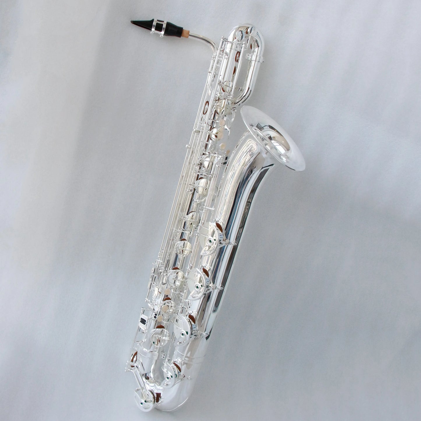 High quality musical instruments Professional Saxophone baritone Silver Plated cheap Baritone Saxophone