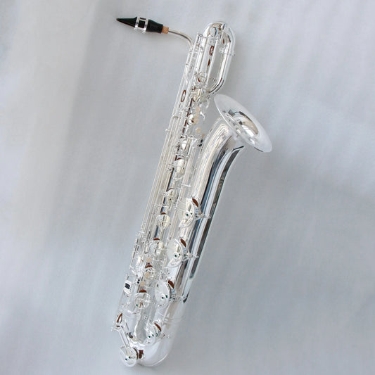 High quality musical instruments Professional Saxophone baritone Silver Plated cheap Baritone Saxophone