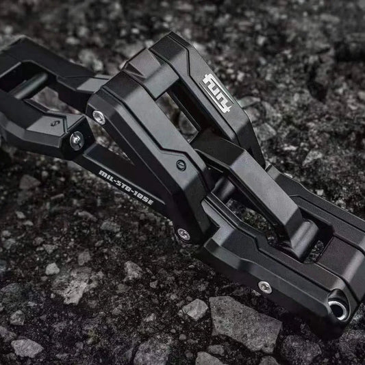 High quantity foot pedal for Jeep Wrangler JL 2018+ Car 4x4 Accessories black sliver aluminium door folding from maiker