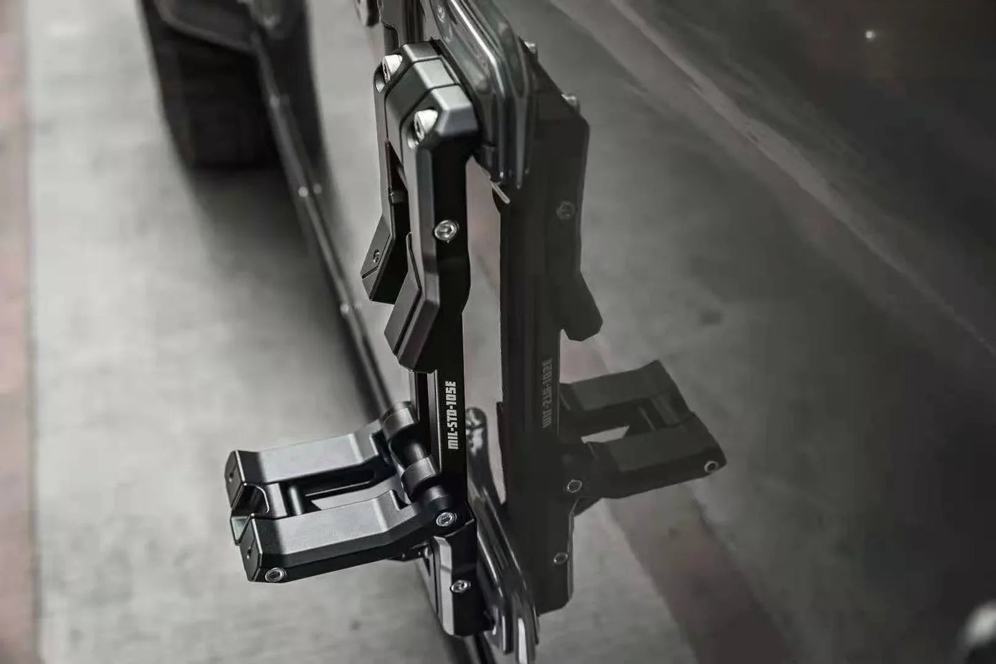 High quantity foot pedal for Jeep Wrangler JL 2018+ Car 4x4 Accessories black sliver aluminium door folding from maiker