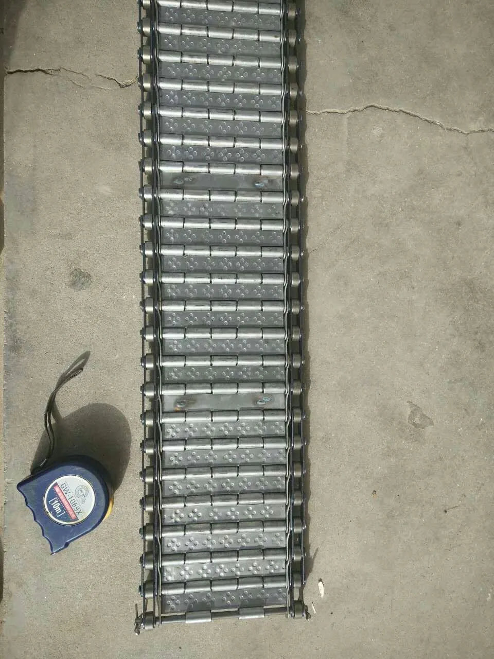 Hinged belt  for chip conveyor machine of cnc Machine Tools,pitch 50.8,width350mm, 9 meters