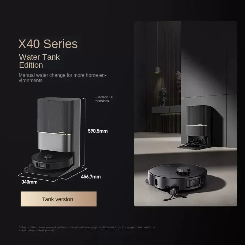 Home Smart Dreame X40 Pro Ultra Fully Automatic Cleaning Dual-arm Panoramic Lidar Mopping Robot Appliance Mini Vacuum Cleaner Mi