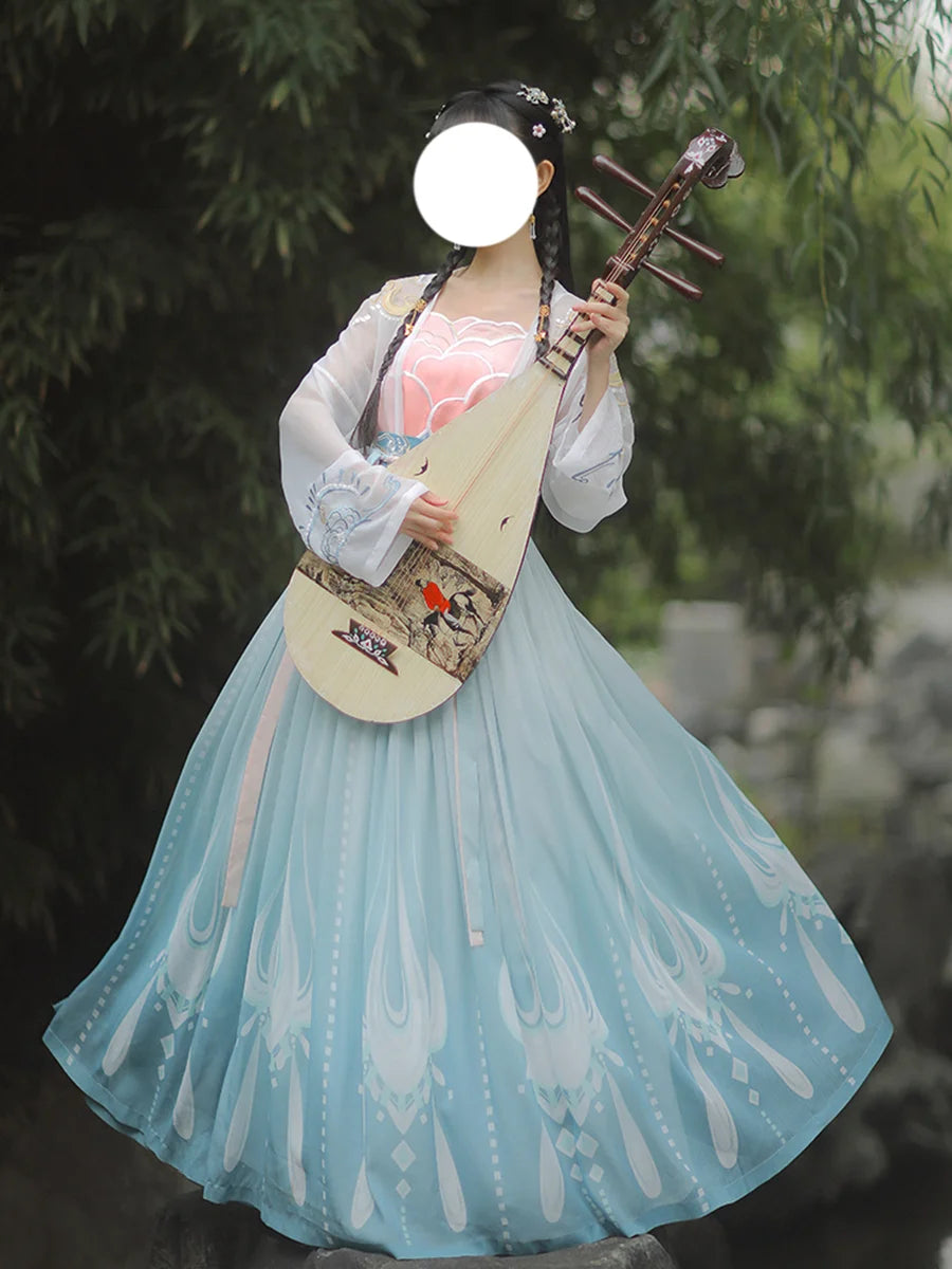 Honor of Kings Yang Yuhuan Change Chinese Hanfu Cosplay Game Character Dress Classical Dance Practice Suit Dunhuang  Style SSY