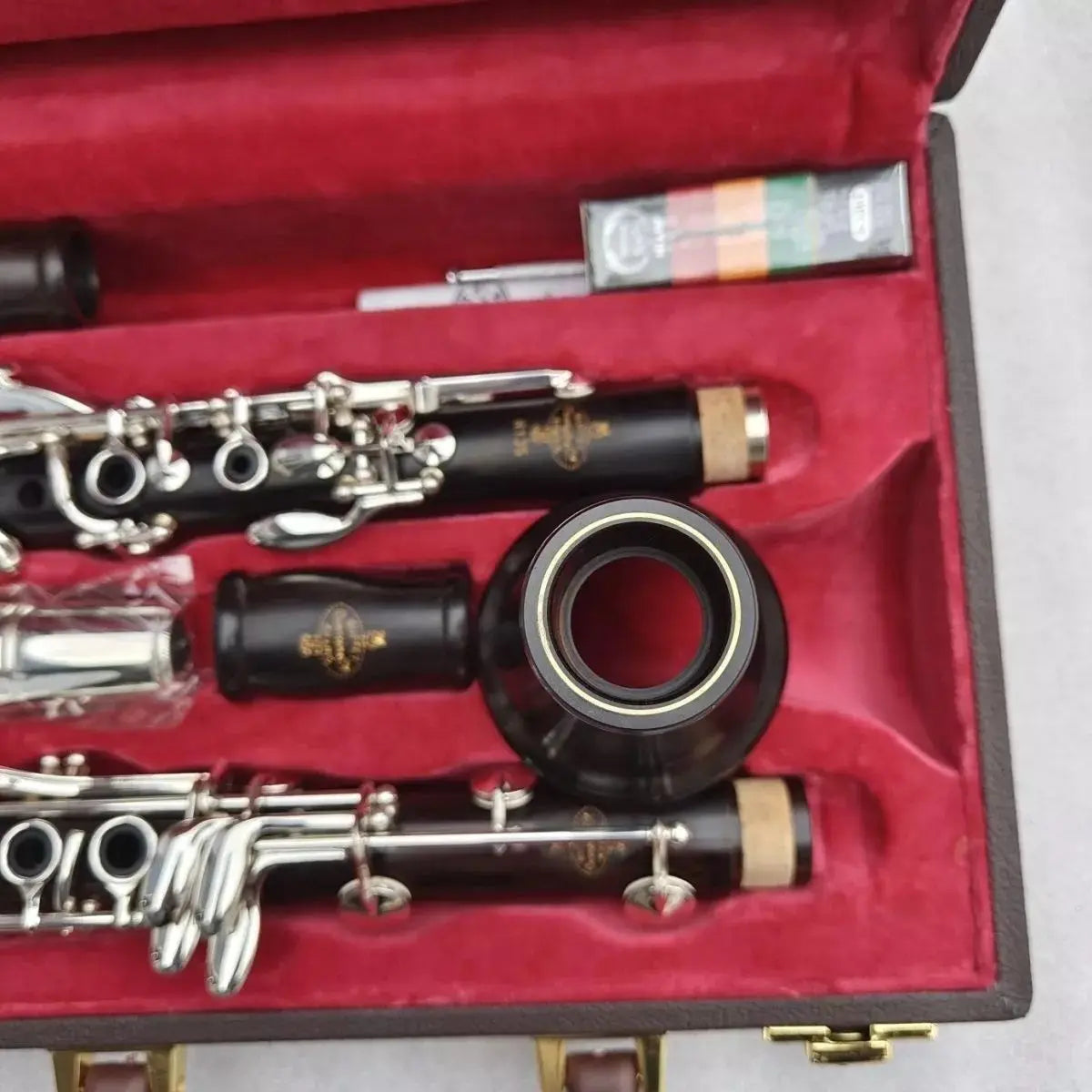 MMOOKA Hot Sale Clarinet Instrument R13 Ebony Built-in Copper Hoop 17 Key Clarinet