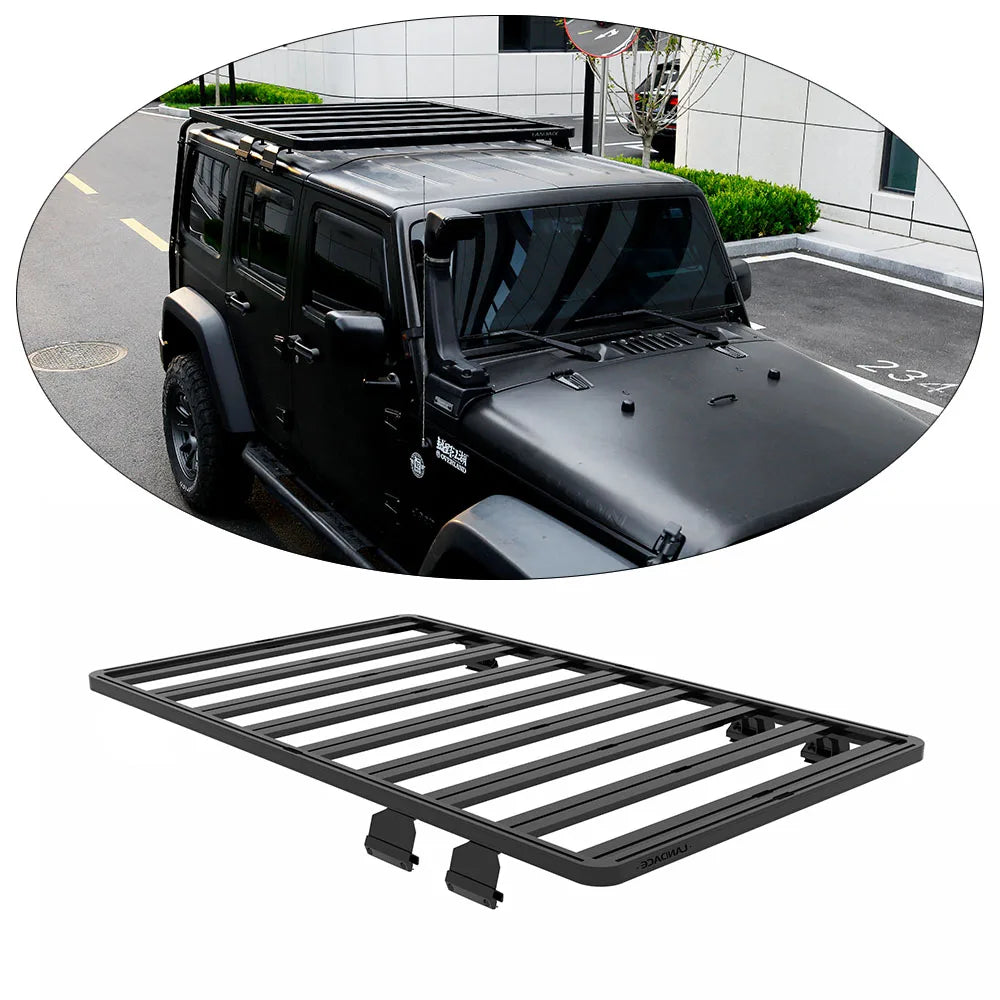 Hot Selling 4X4 Car Accessory jk roof rack platform Aluminum Universal car roof racks
