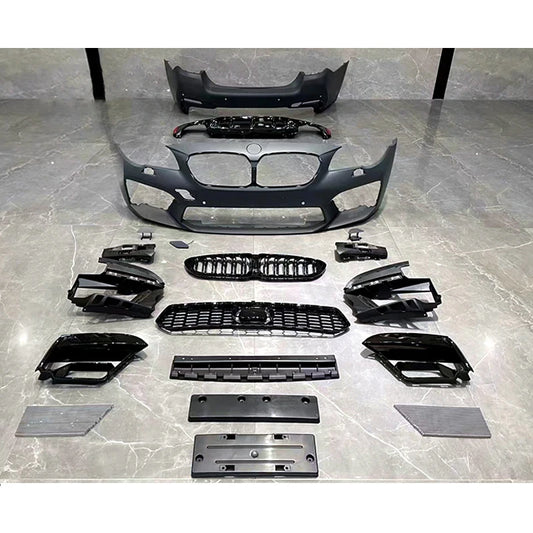 Hot Selling Car Bumper Grille Lip Splitter Spoiler Side Skirt fender Body Kit For  X5 F10 F18 2010-2017 Upgrade To M5 2021+