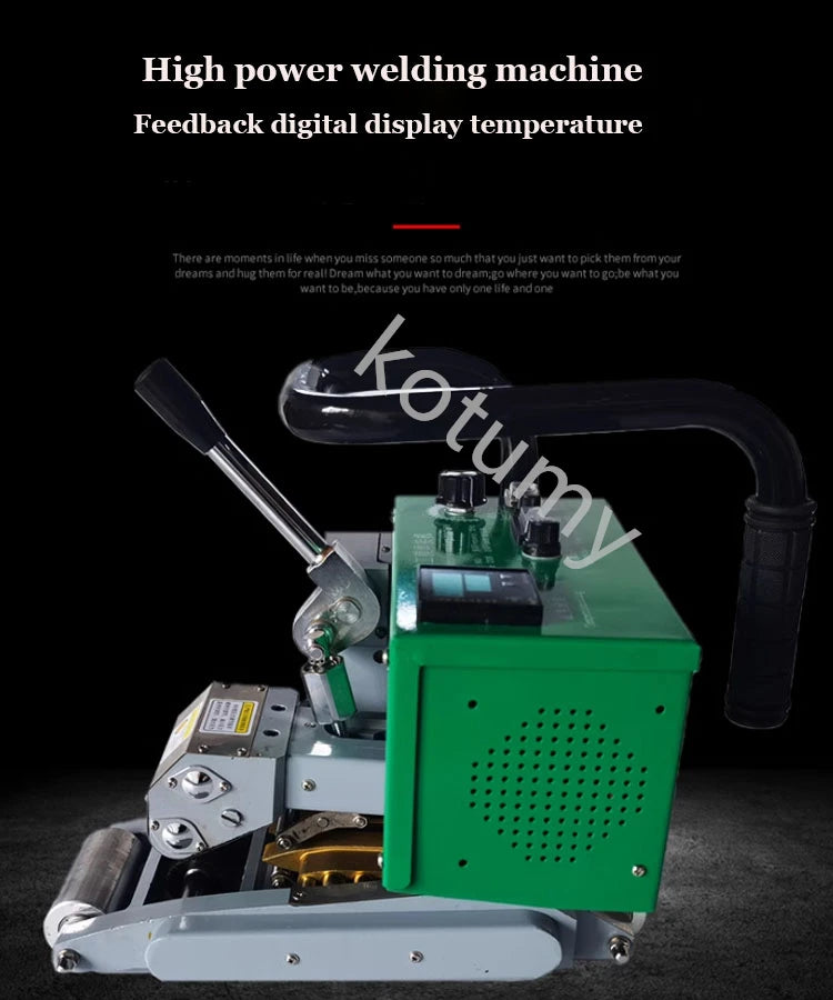 Hot Wedge Welder Plastic Sheet Welding Machine Geomembrane Welding Machine Impermeable Film Welding Equipment