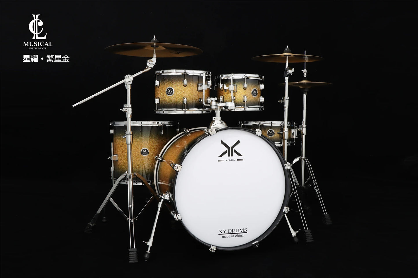 MMOOKA Hot sell percussion instrument special Aluminum frame drum set professional