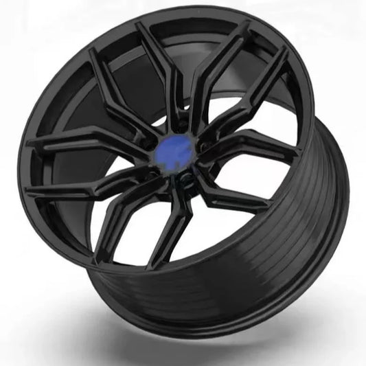 Hot selling front and rear 17 18 inch 5 hole spray plated silver aluminum alloy wheels