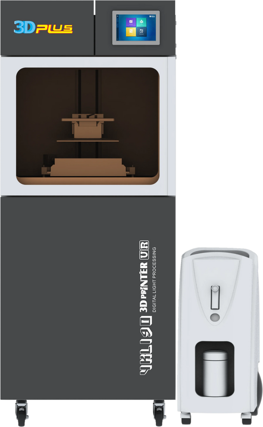Hot selling  rapid printing plastic extruders UV resin industrial grade DLP 3D printer with oxygen generator