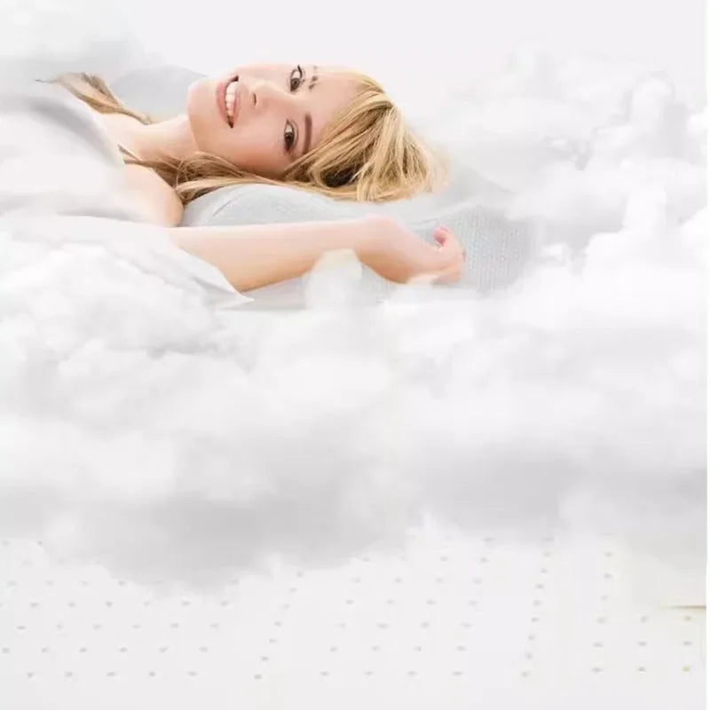 Hotel Bed Mattress Soft Full Size Zipper Natural Latex White Mattresses Bedroom Floor Foldable Colchones Cama Modern Furniture