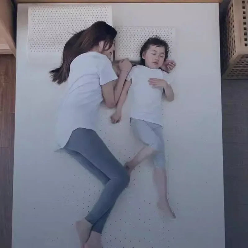 Hotel Bed Mattress Soft Full Size Zipper Natural Latex White Mattresses Bedroom Floor Foldable Colchones Cama Modern Furniture