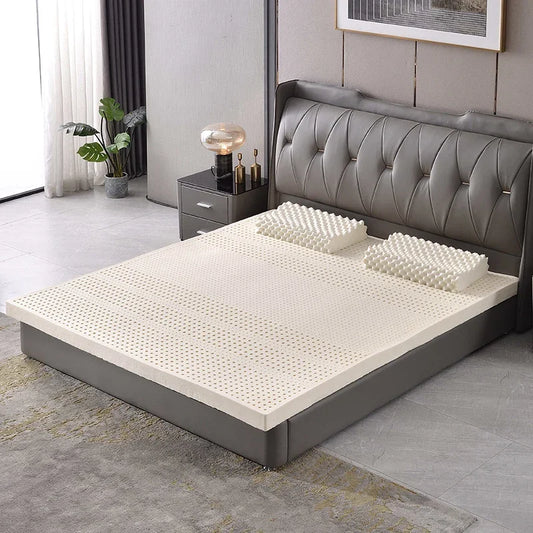 Hotel Bed Mattress White Extension High Quality Natural Latex Tatami Mattresses Full Size Sleep Matelas Pliable Home Furniture