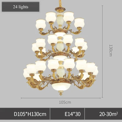 Hotel Project Huge pendant Chandelier church Large stairwell led Chandeliers for villa Hall Staircase Lamp commercial lighting