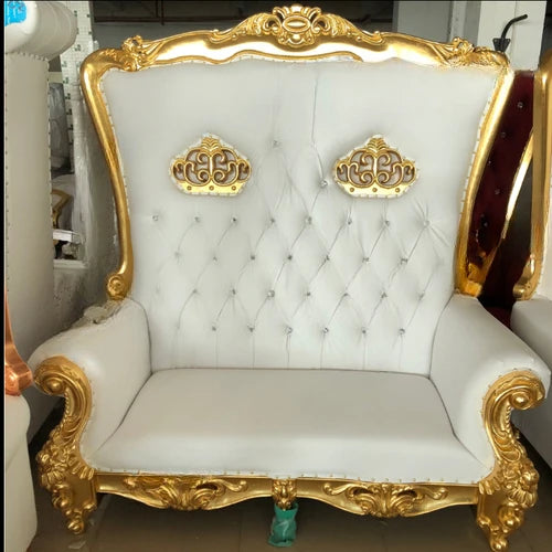Hotel clubhouse photography studio single person sofa chair tiger head dragon head gold foil decorative chair