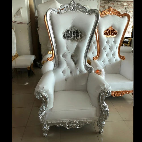 Hotel clubhouse photography studio single person sofa chair tiger head dragon head gold foil decorative chair