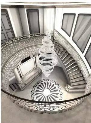 Hotel lobby crystal chandelier duplex building sales office beauty salon art exhibition hall luxury villa model chandelier