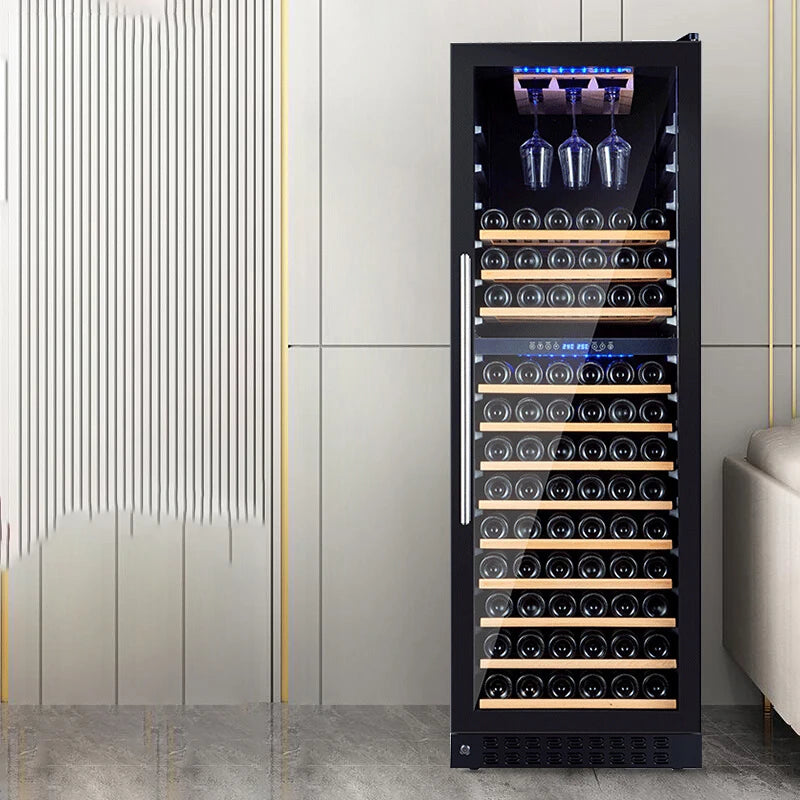 Hotel thermostatic storage 168 red wine cabinets, glass hanging, household small wine cabinets customized