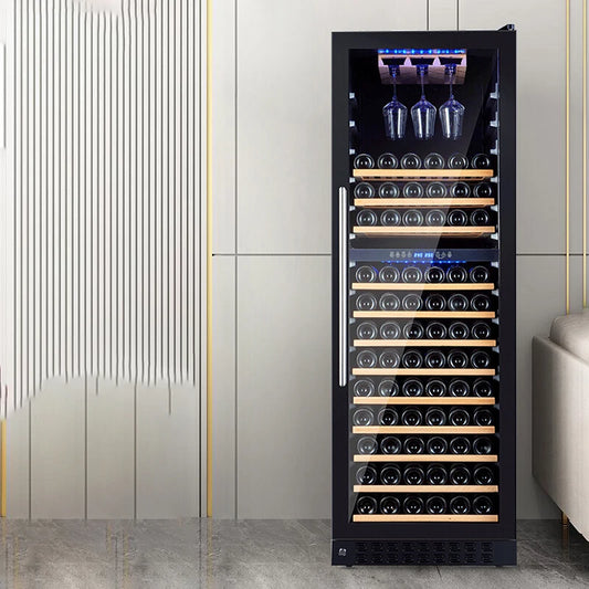 Hotel thermostatic storage 168 red wine cabinets, glass hanging, household small wine cabinets customized