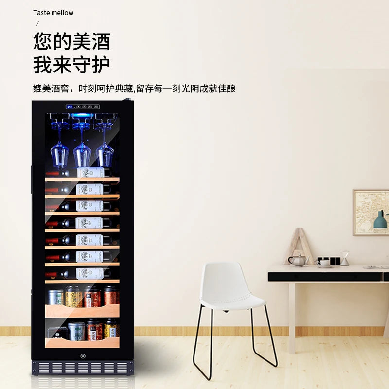 Hotel wine cabinet Thermostatic wine cabinet Large capacity commercial household integrated embedded refrigerator