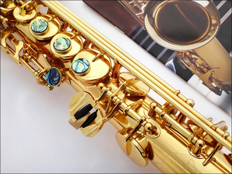 MMOOKA Hotsale Saxophone LMS-500S professional Straight Chinese good quality sax Wind Instrument Soprano Saxophone