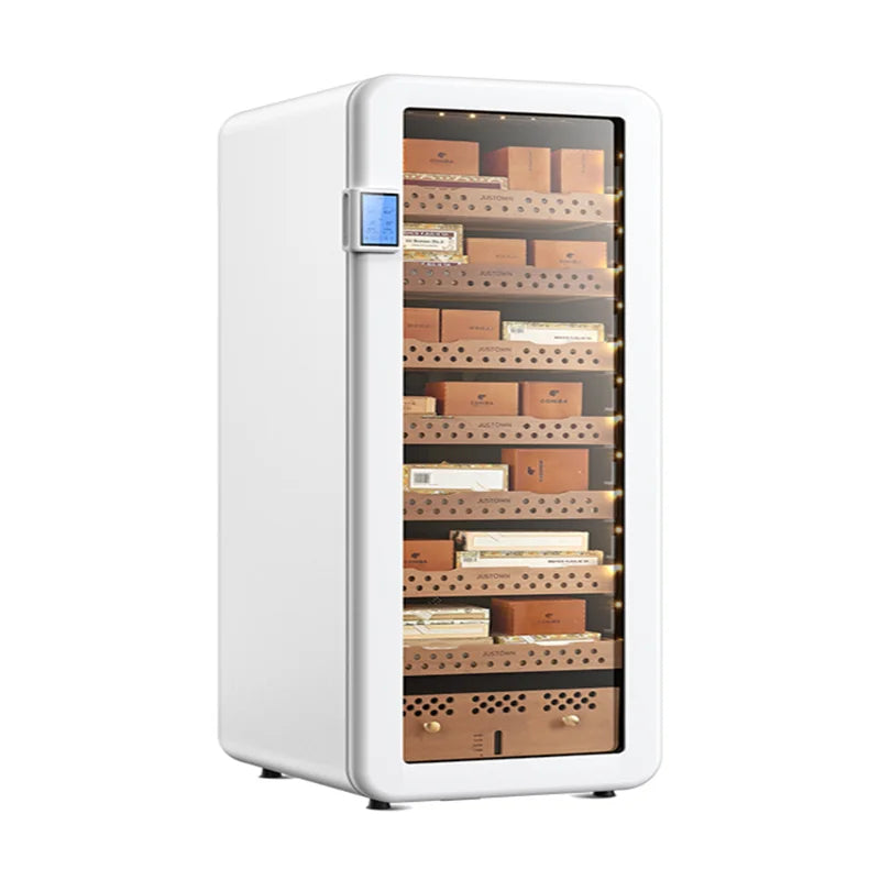 Household intelligent compressor, variable frequency, large capacity, retro smart cigar cabinet, constant temperature and humidi