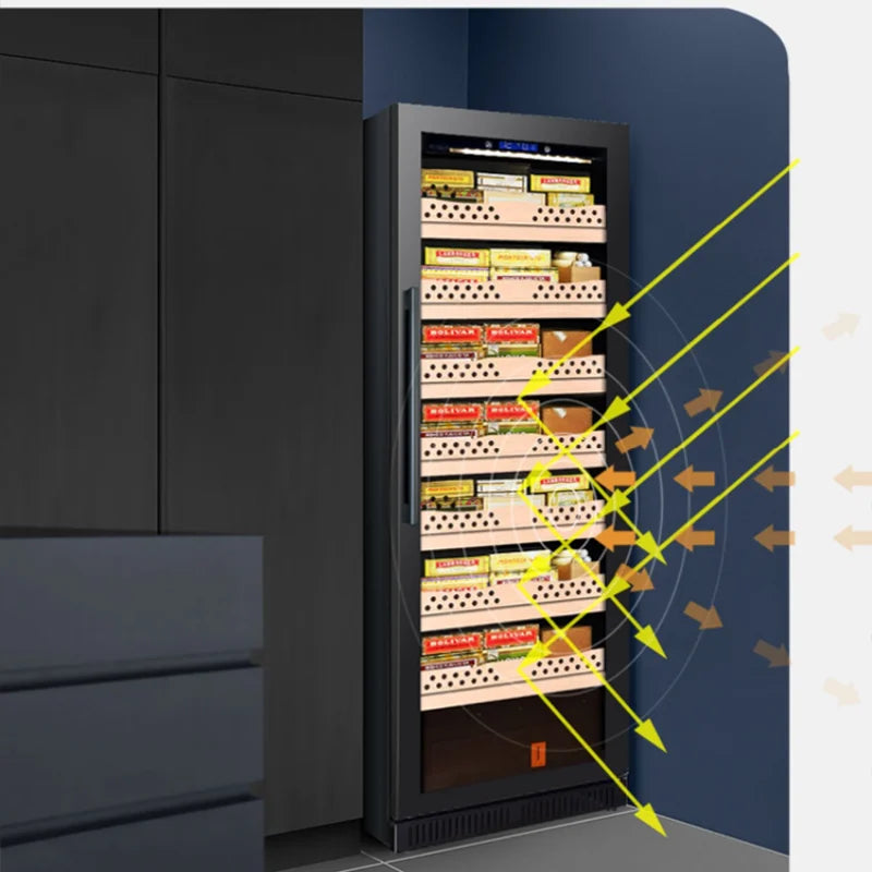 Household intelligent constant temperature and humidity cigar cabinet Insulation cabinet Red wine ice bar Refrigerator