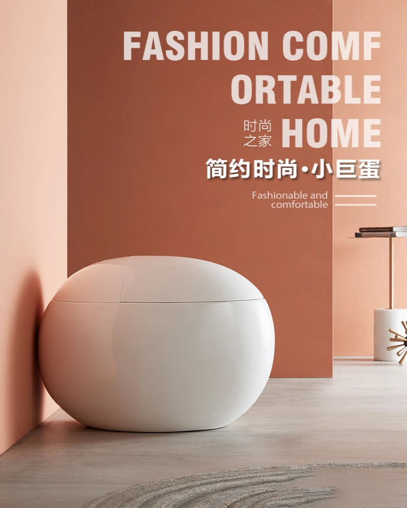 Household toilet, egg shaped European toilet, small giant egg, personalized toilet